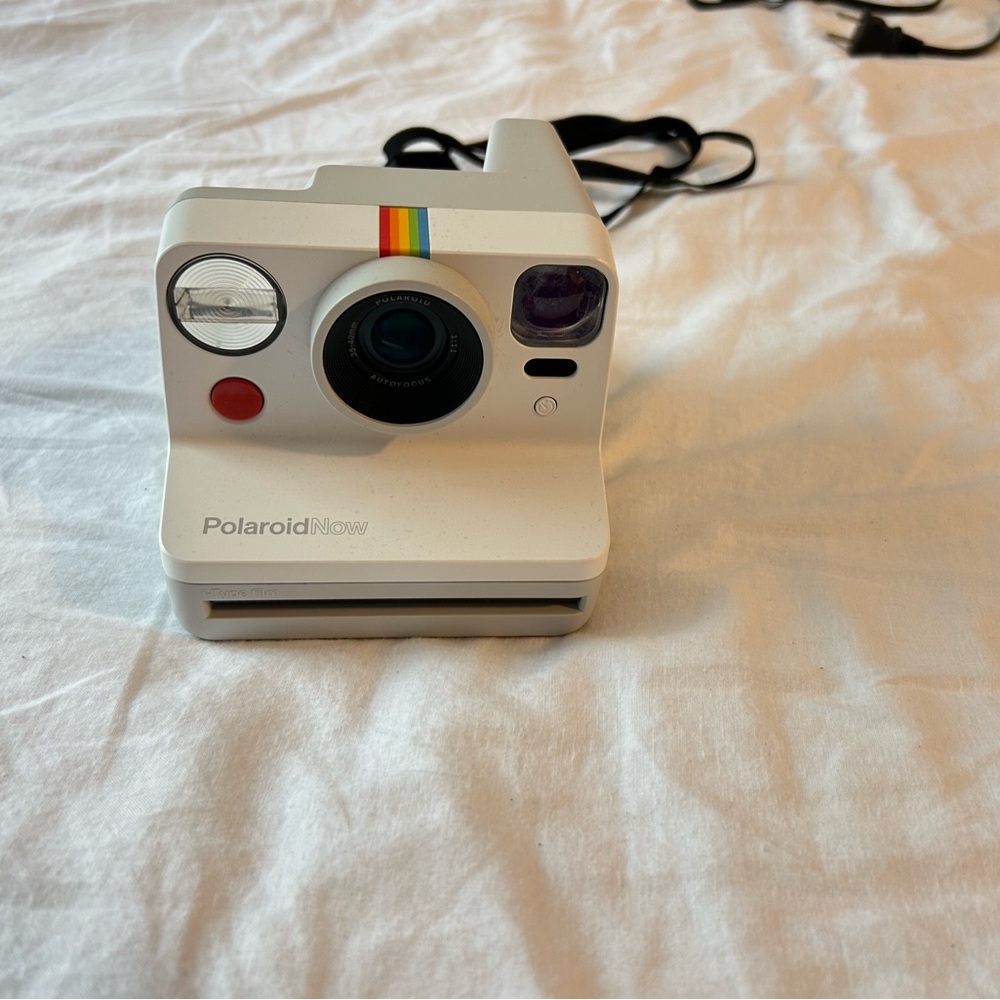 Polaroid Now Camera with Rainbow Accent